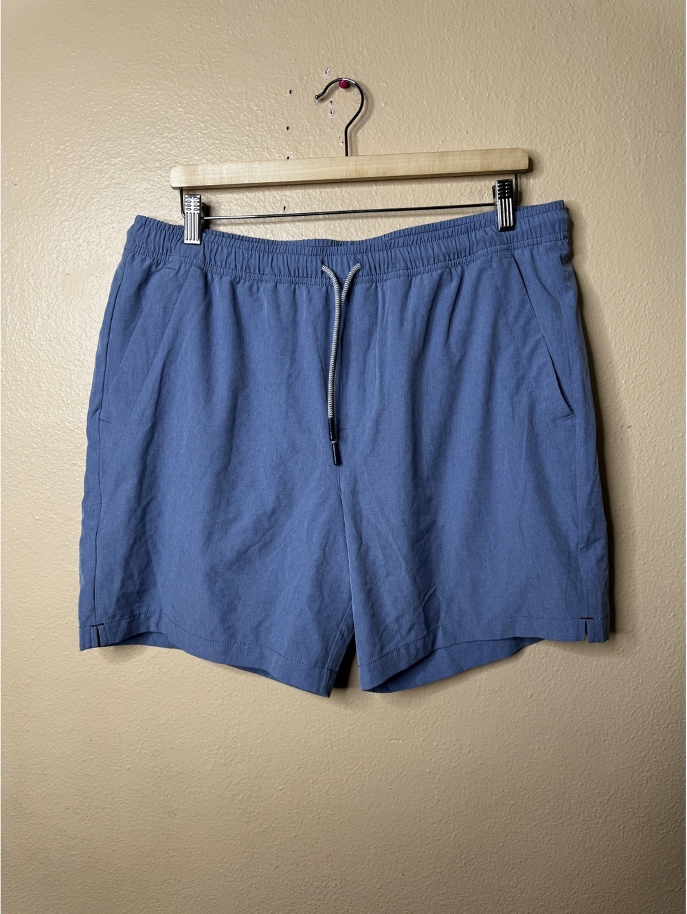 UNTUCKit Shorts Men’s XL Blue Performance Lined Stretch Drawstring Pockets